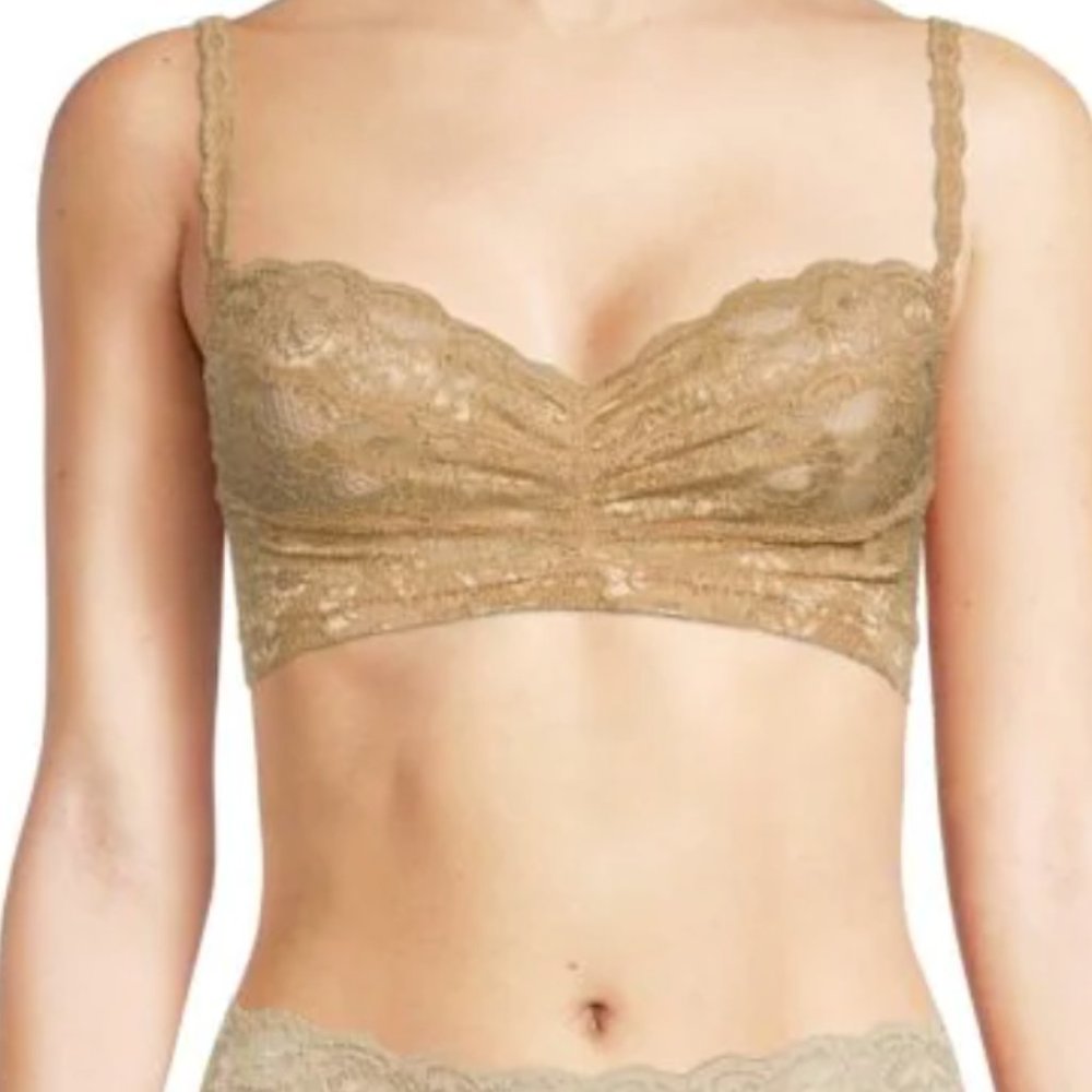 Cosabella Never Say Never Sweetie Wireless Soft Bra Sz L NWT